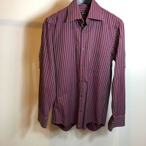 Hugo Boss men’s purple dress shirt